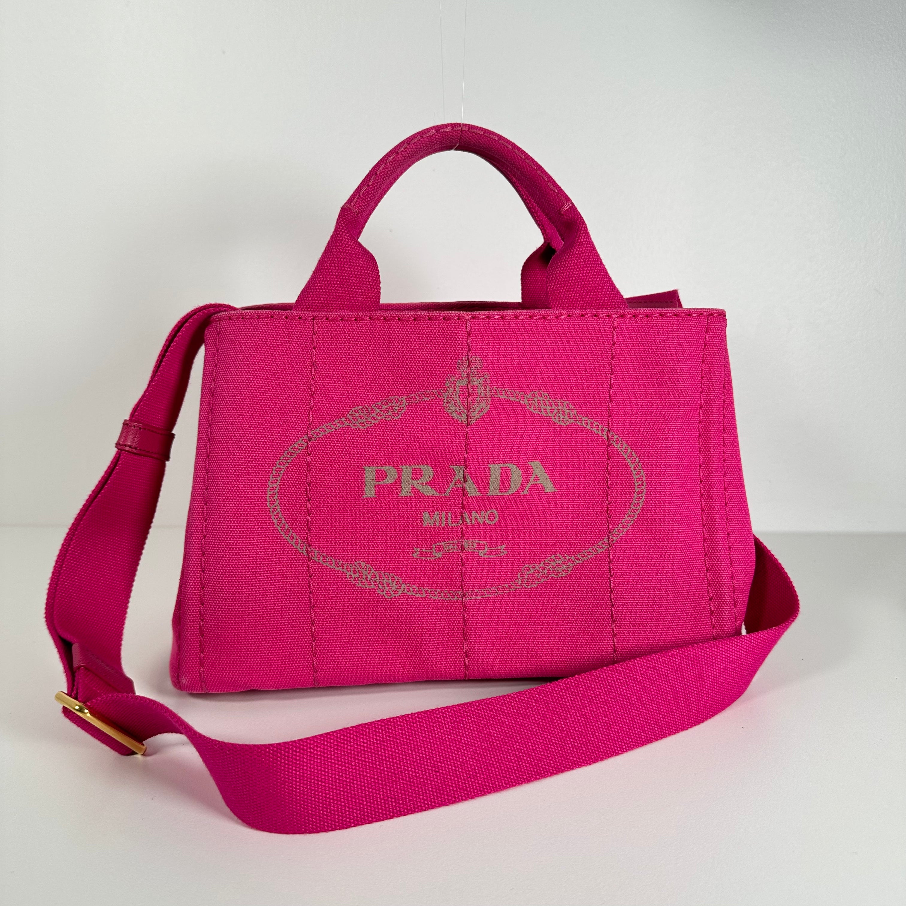 Small Pink Canapa Tote