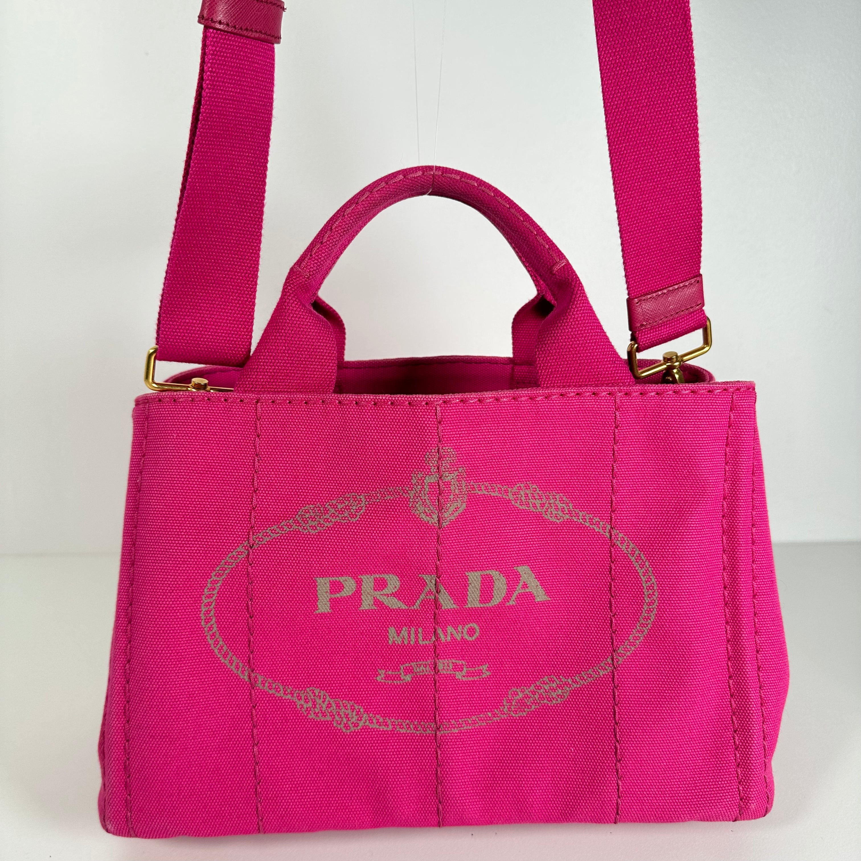 Small Pink Canapa Tote