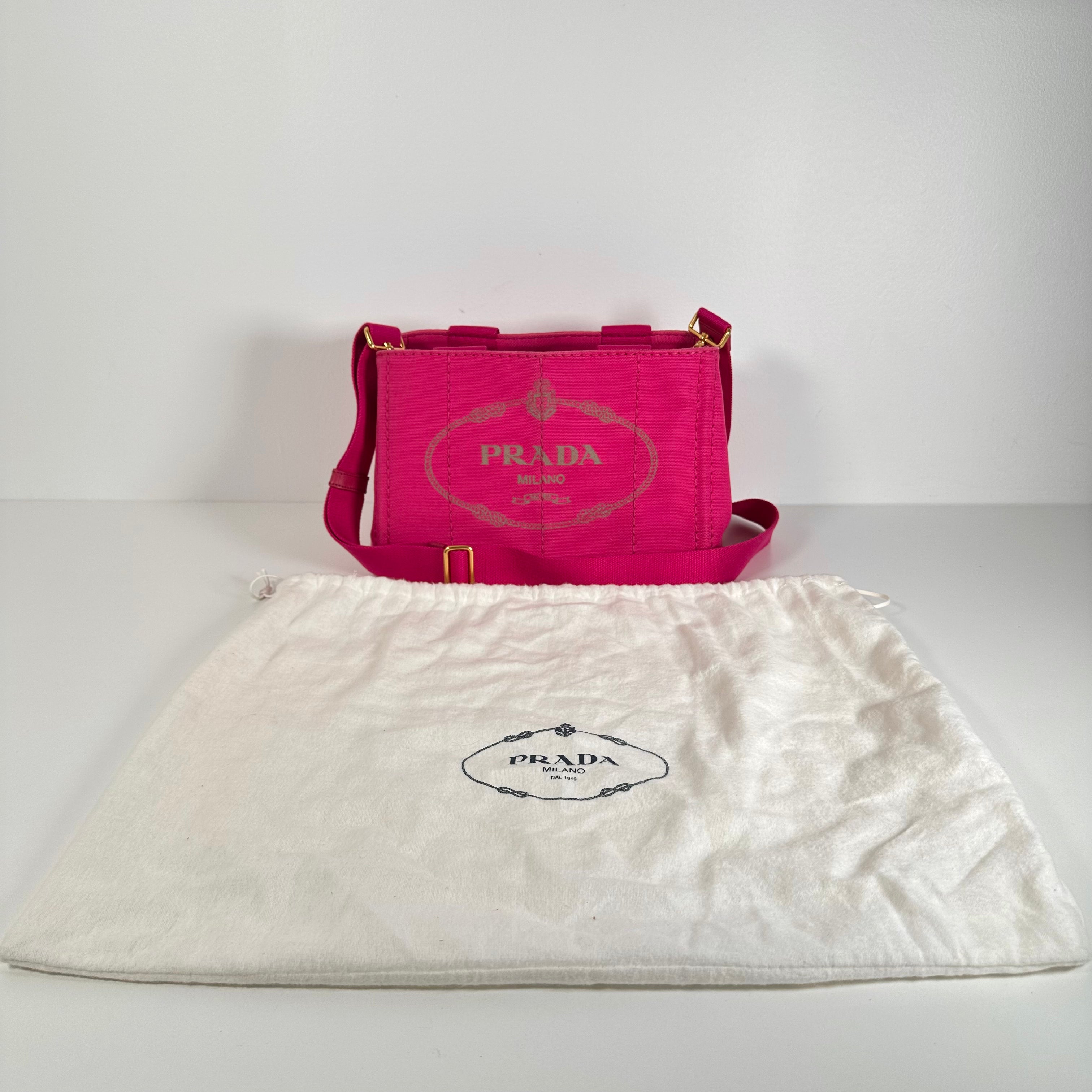 Small Pink Canapa Tote