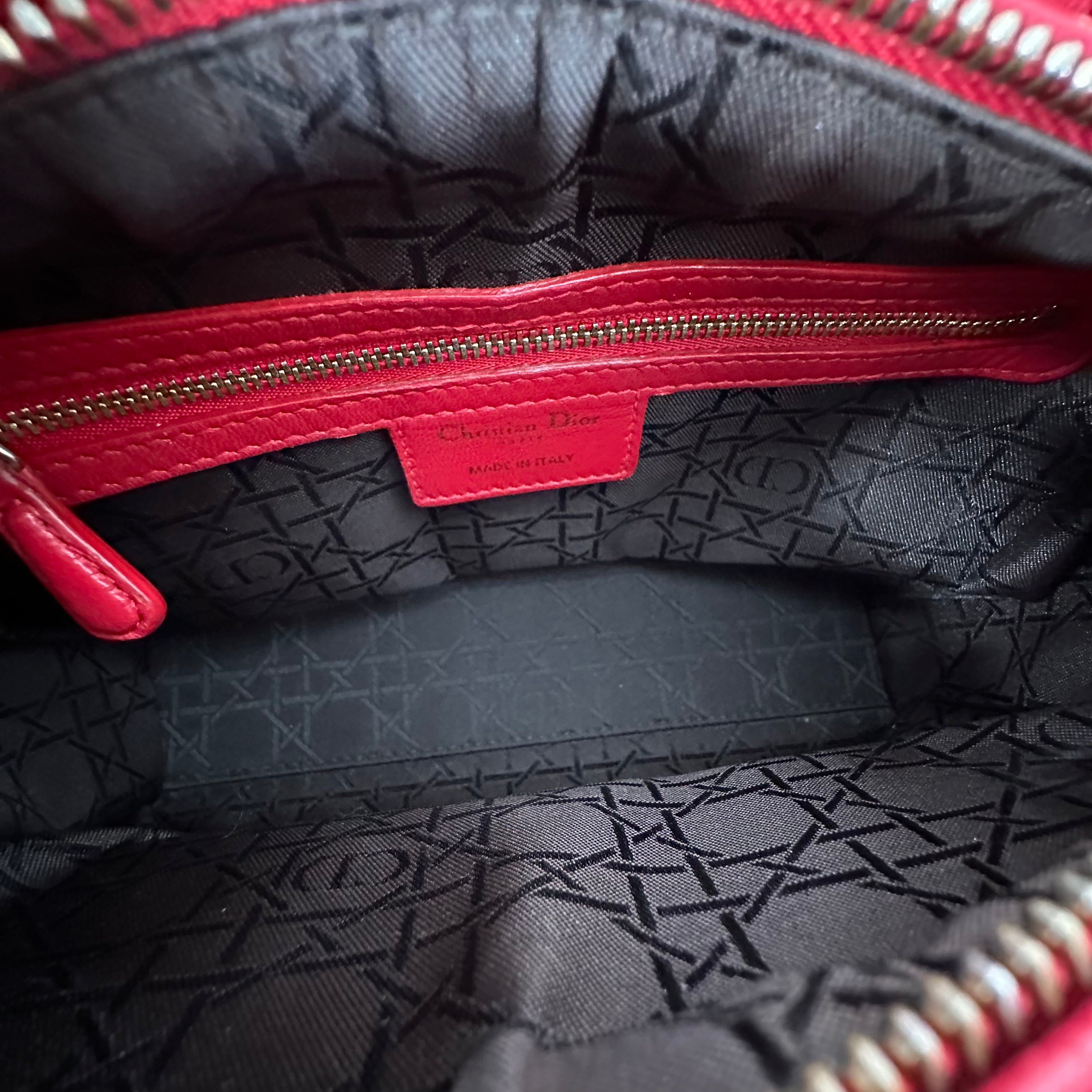 Red Medium Lady Dior