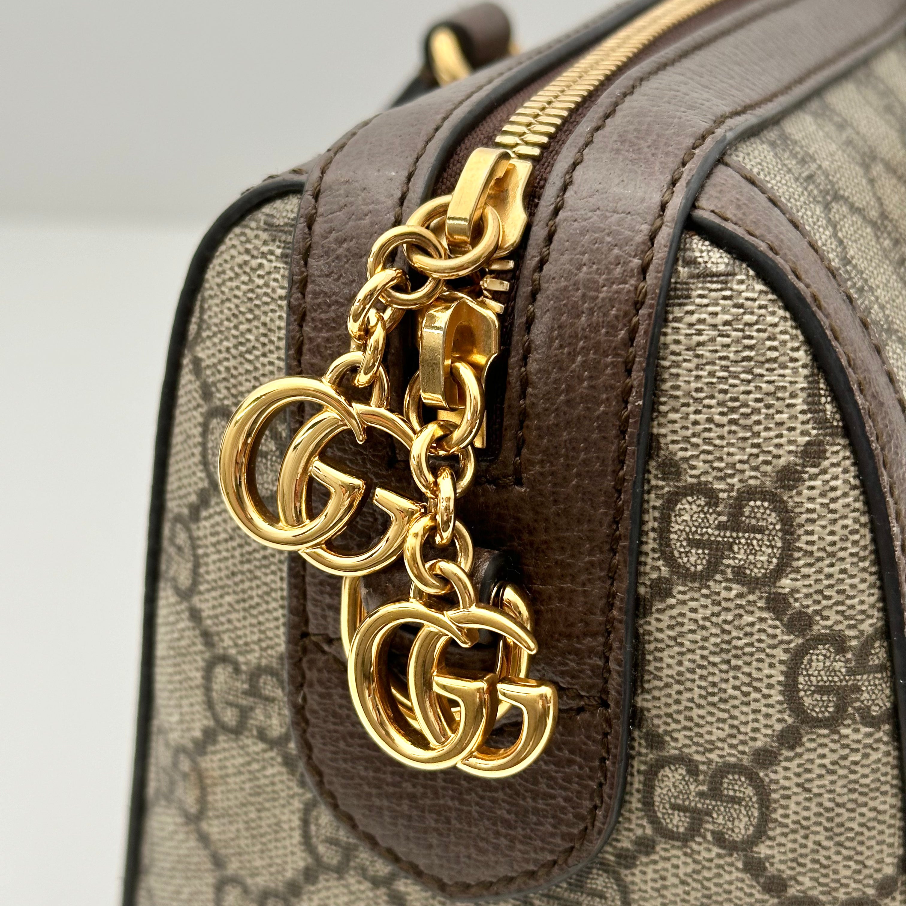 Medium Ophidia Boston Bag