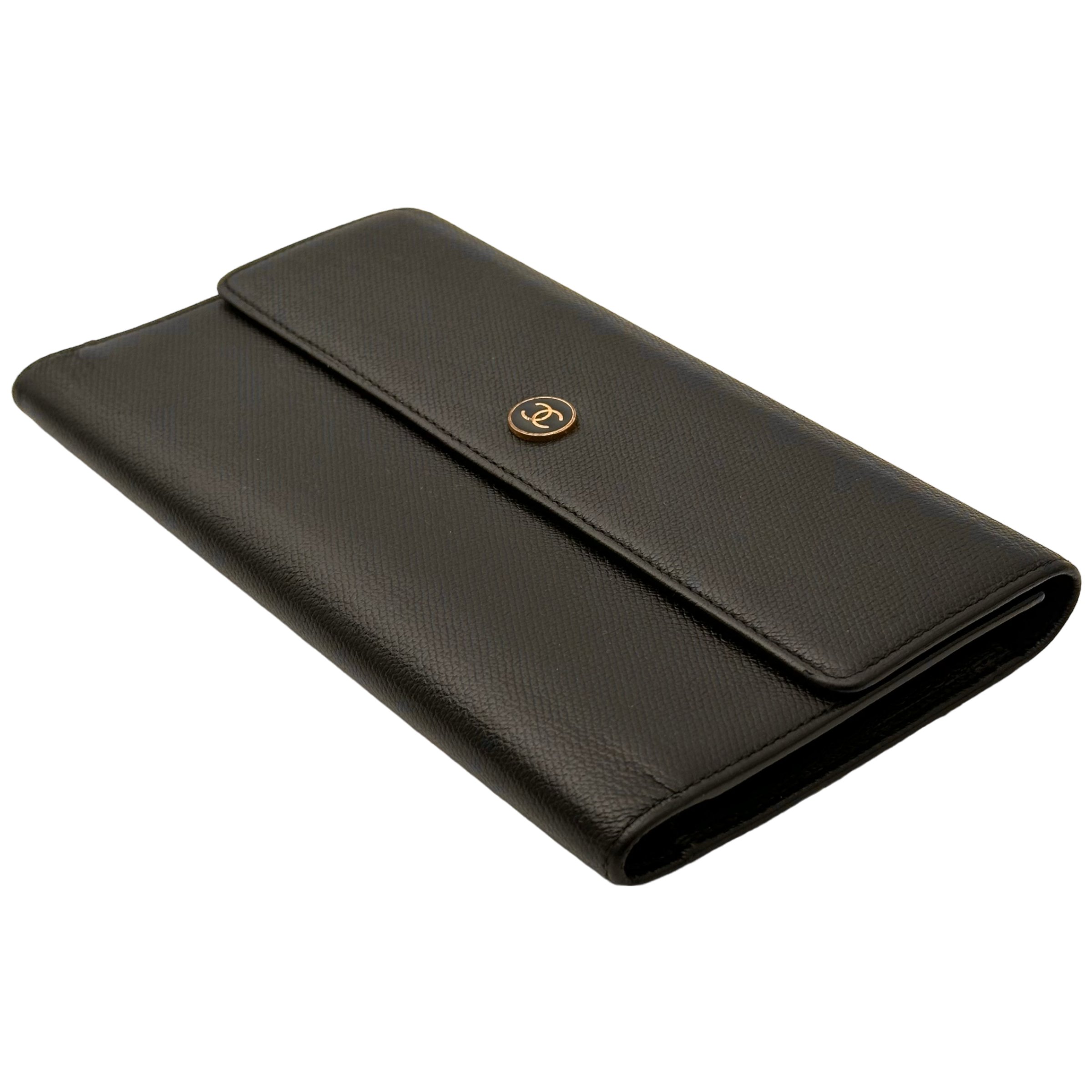 Vintage Double Snap Tri-Fold Wallet