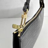 Black Epi Pochette Accessorie