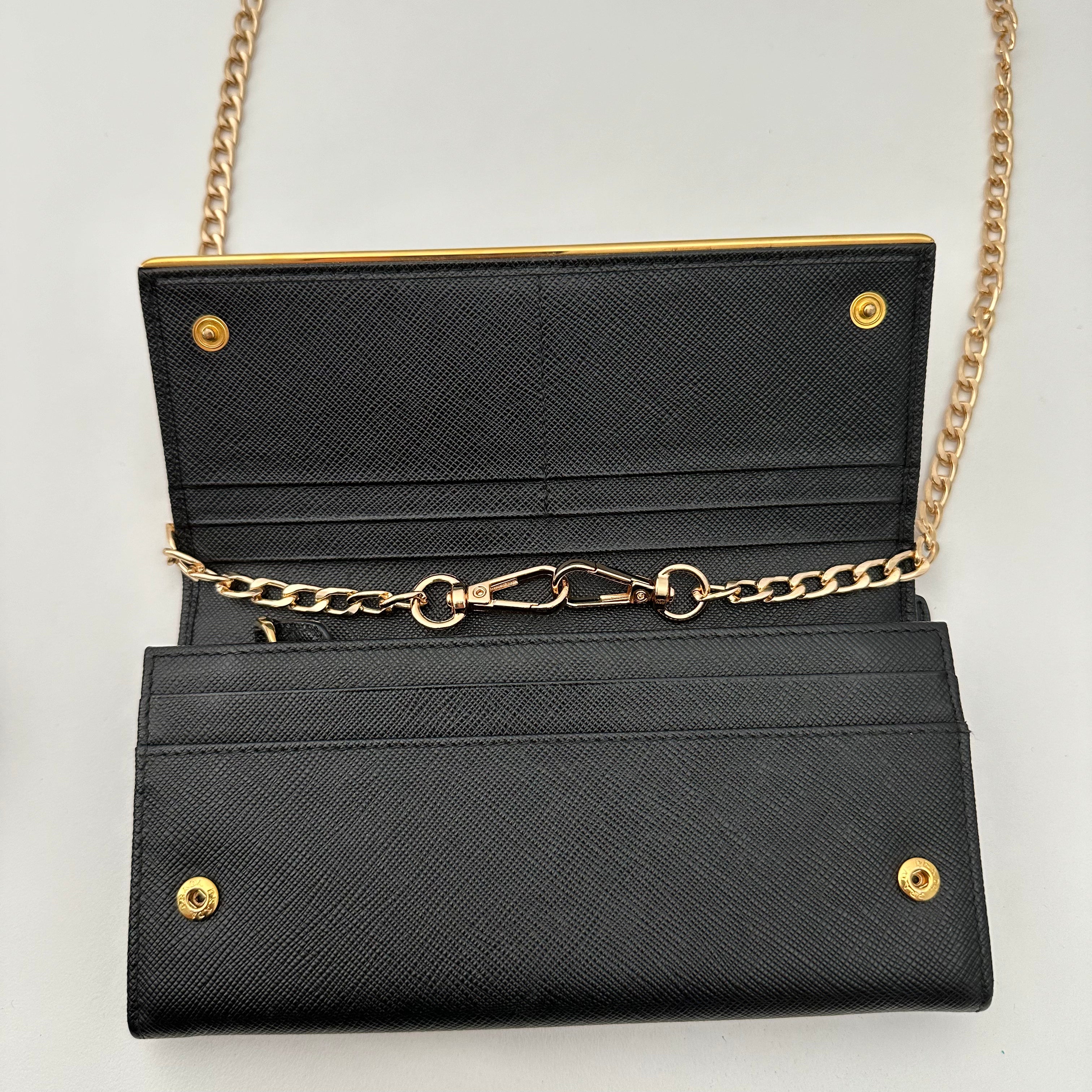 Saffiano Double Snap Wallet