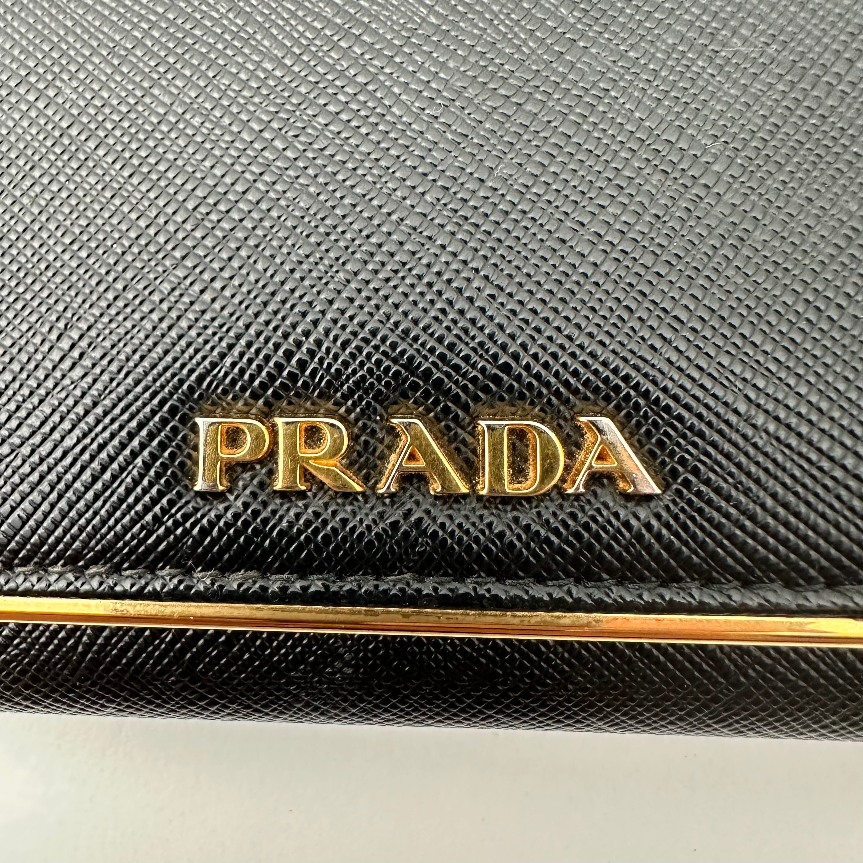 Saffiano Double Snap Wallet