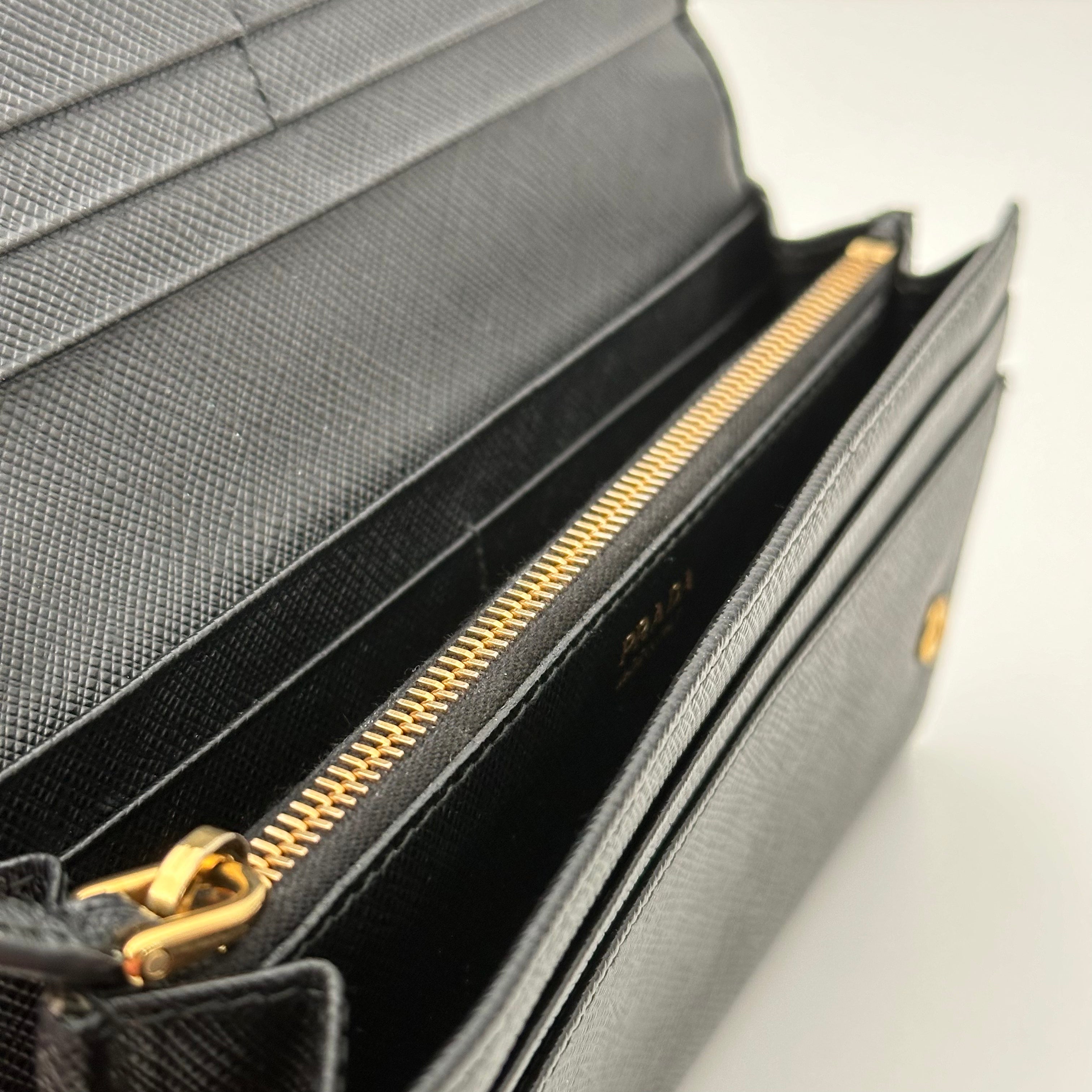 Saffiano Double Snap Wallet