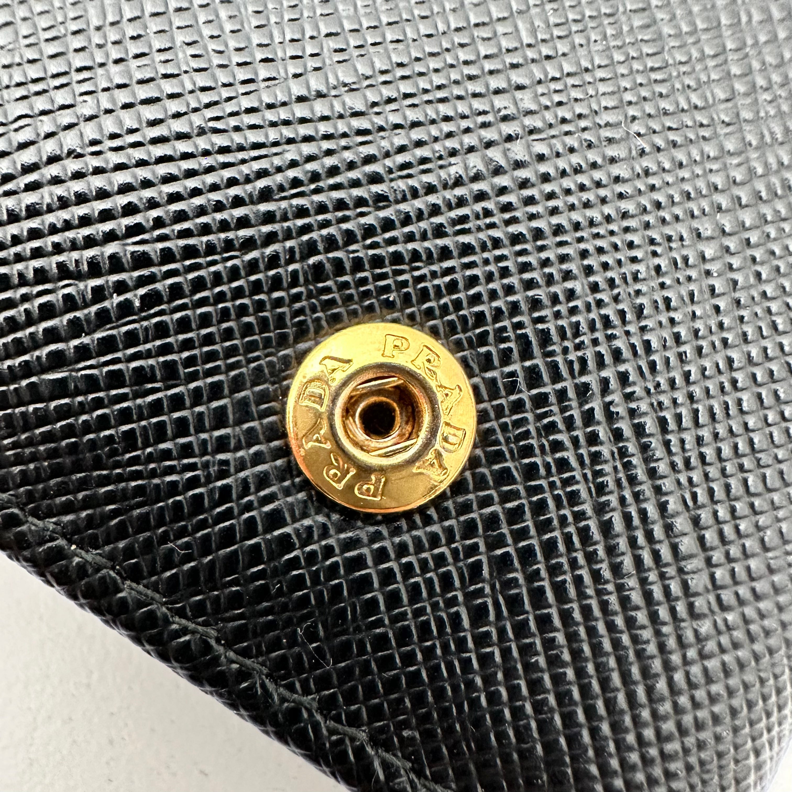 Saffiano Double Snap Wallet