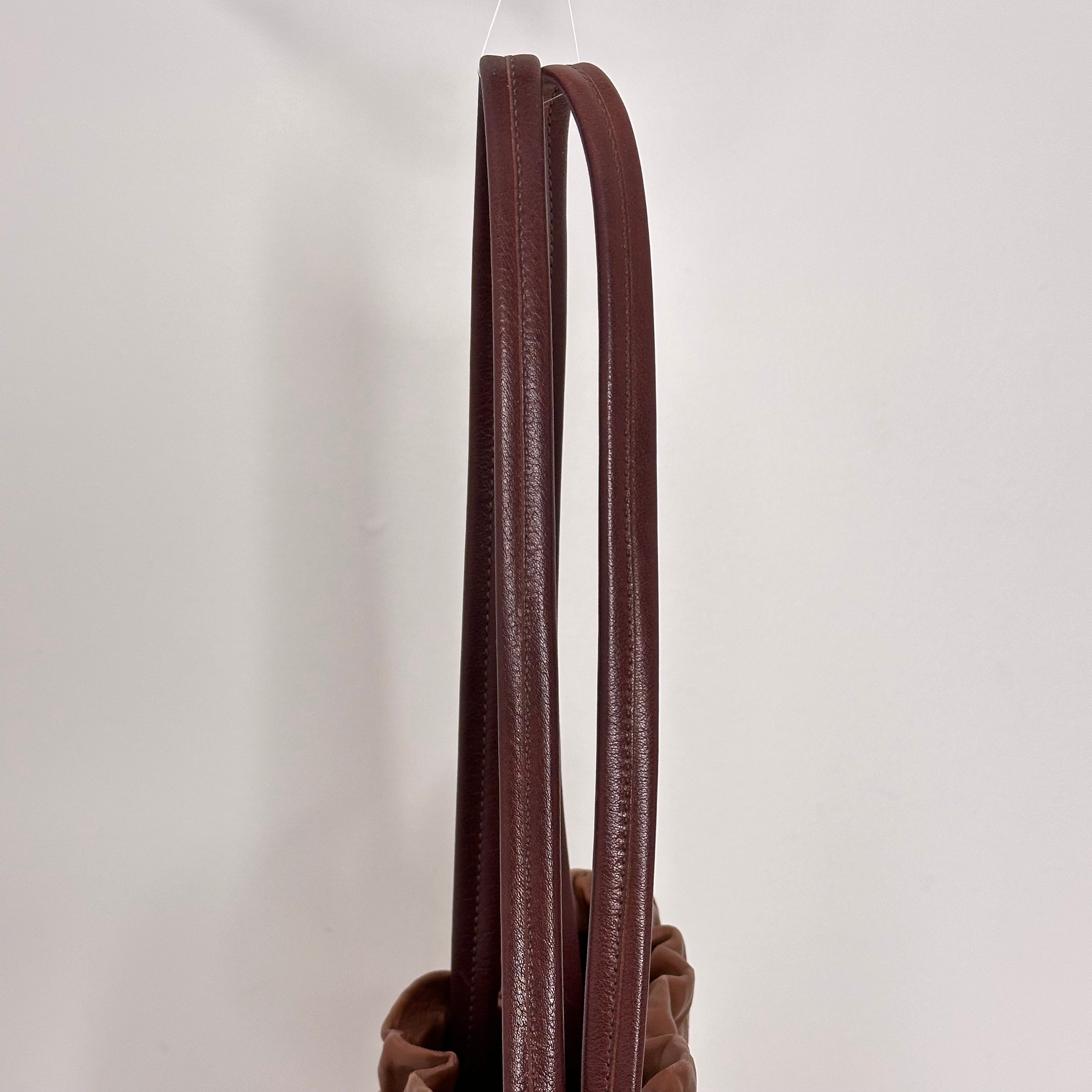 Brown Nappa Hobo Bag