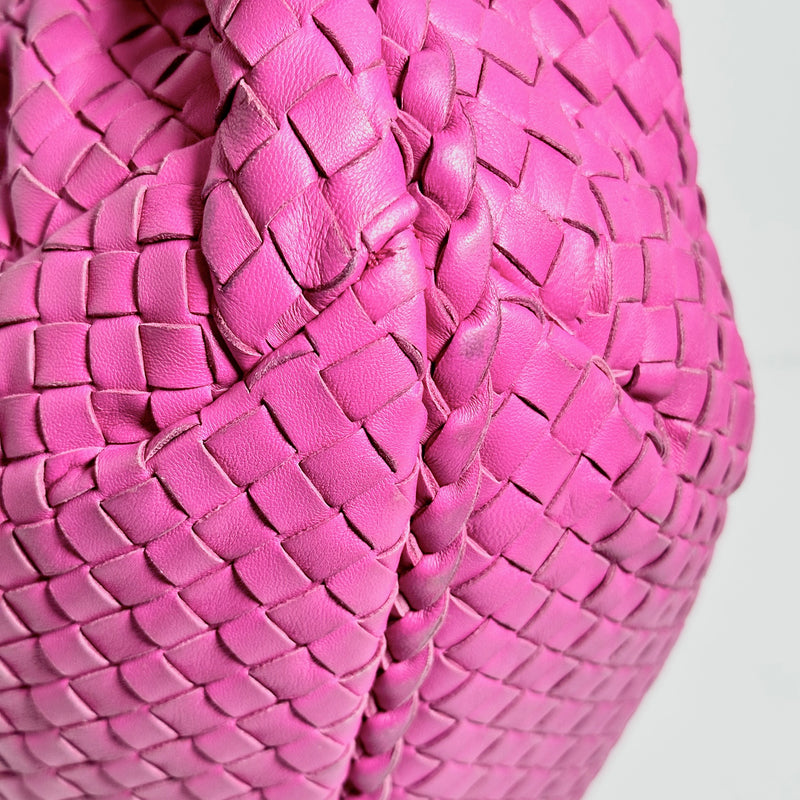 Pink Intrecciato Hobo