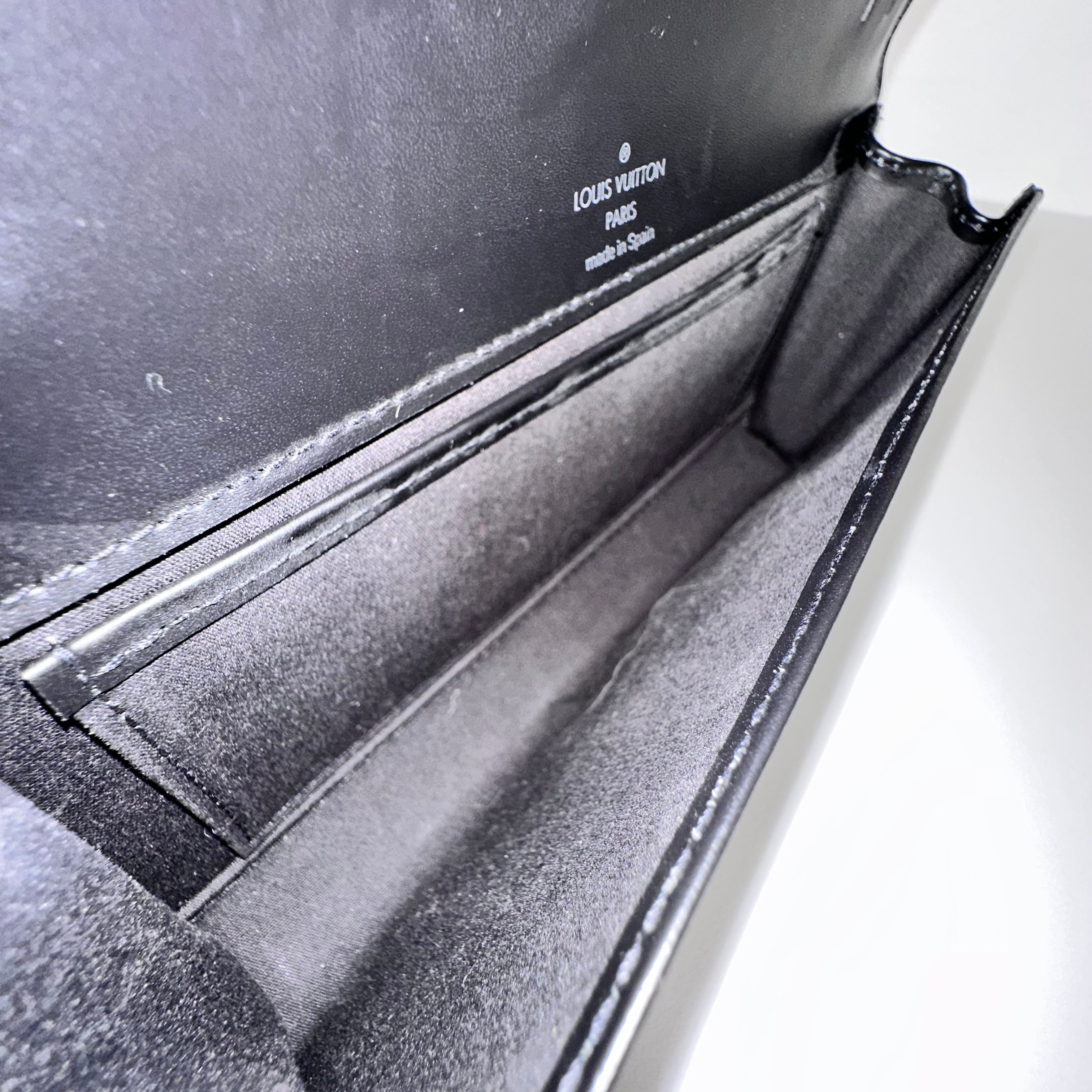 Black Epi Clutch
