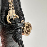 Black Guccissima Zippy Wallet