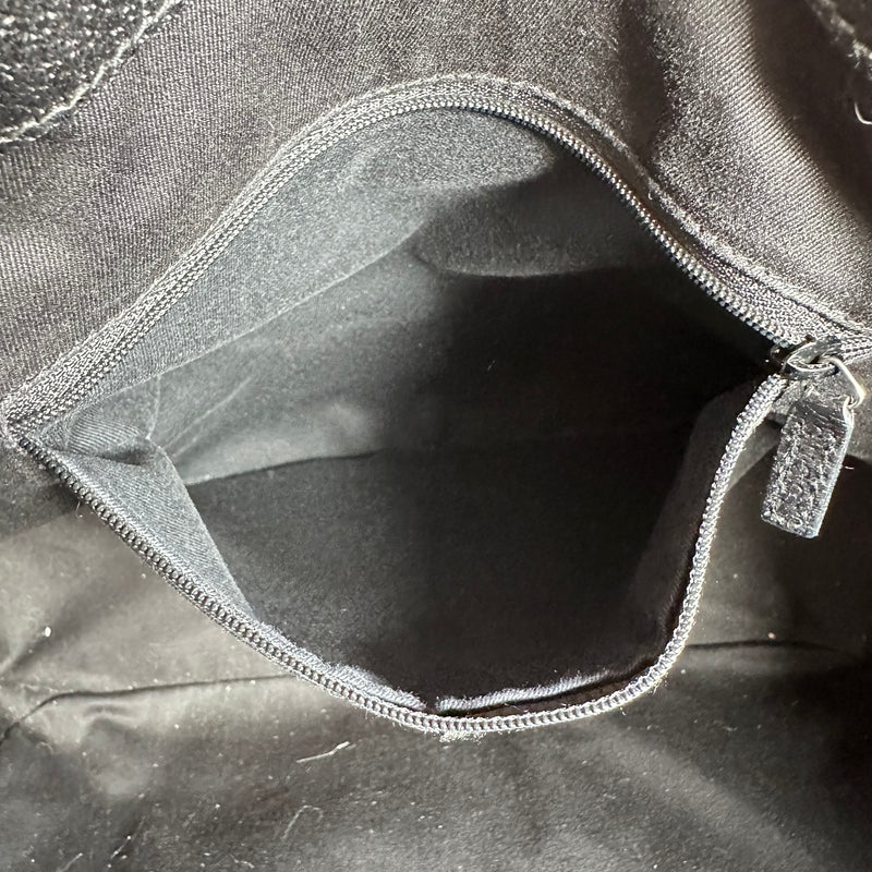 Black GG Web Tote