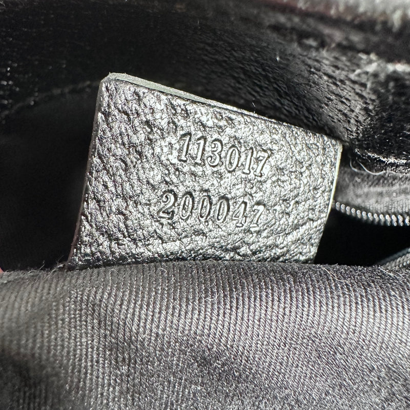 Black GG Web Tote