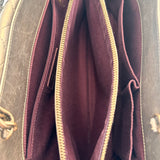 Small Metallic Bronze Quilted Tote