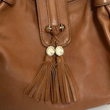 Caramel Braided Hobo Bag