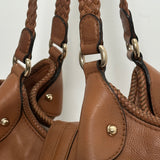 Caramel Braided Hobo Bag