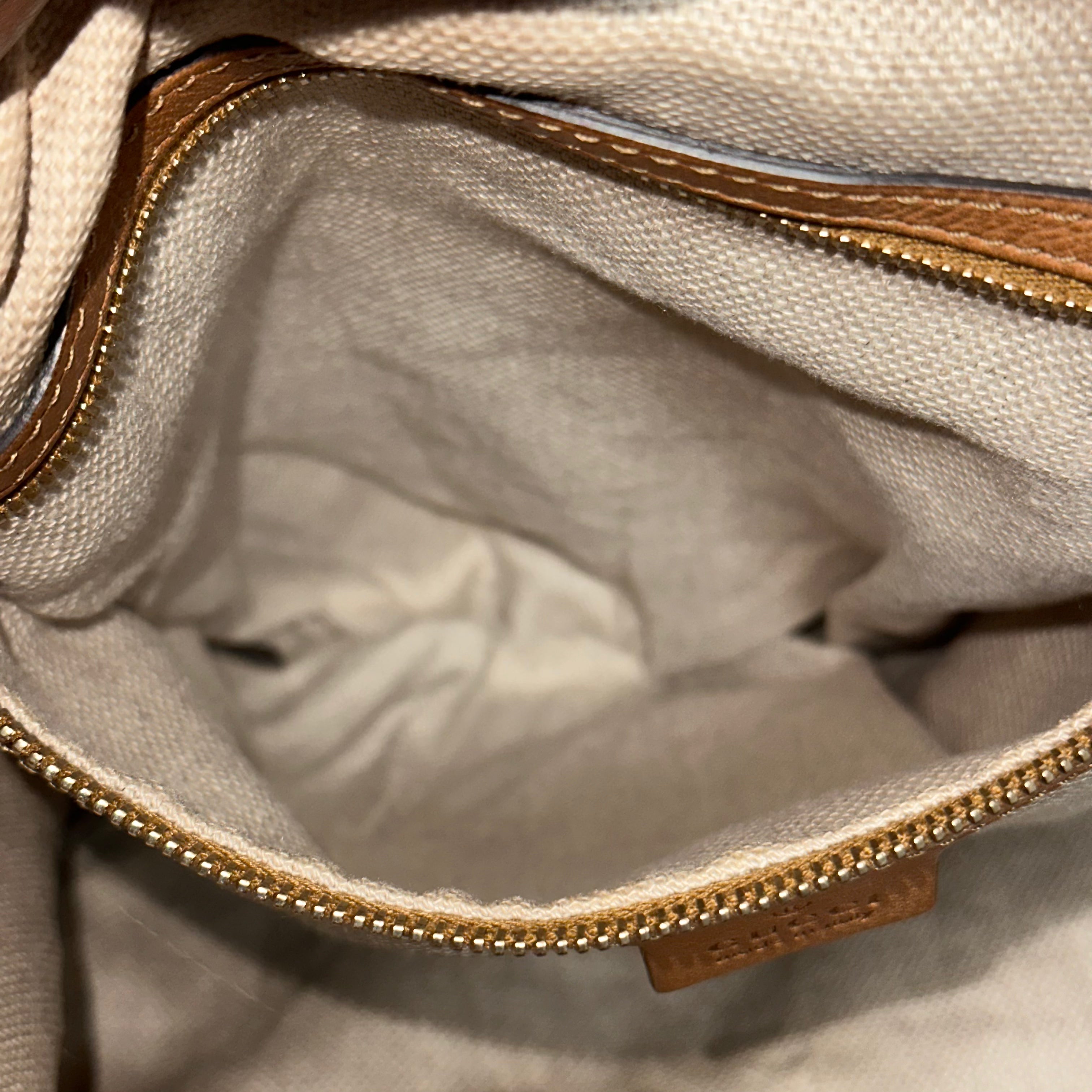 Caramel Braided Hobo Bag
