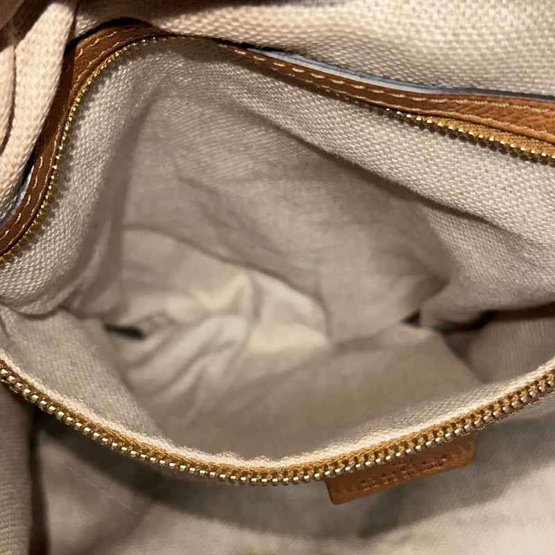 Caramel Braided Hobo Bag