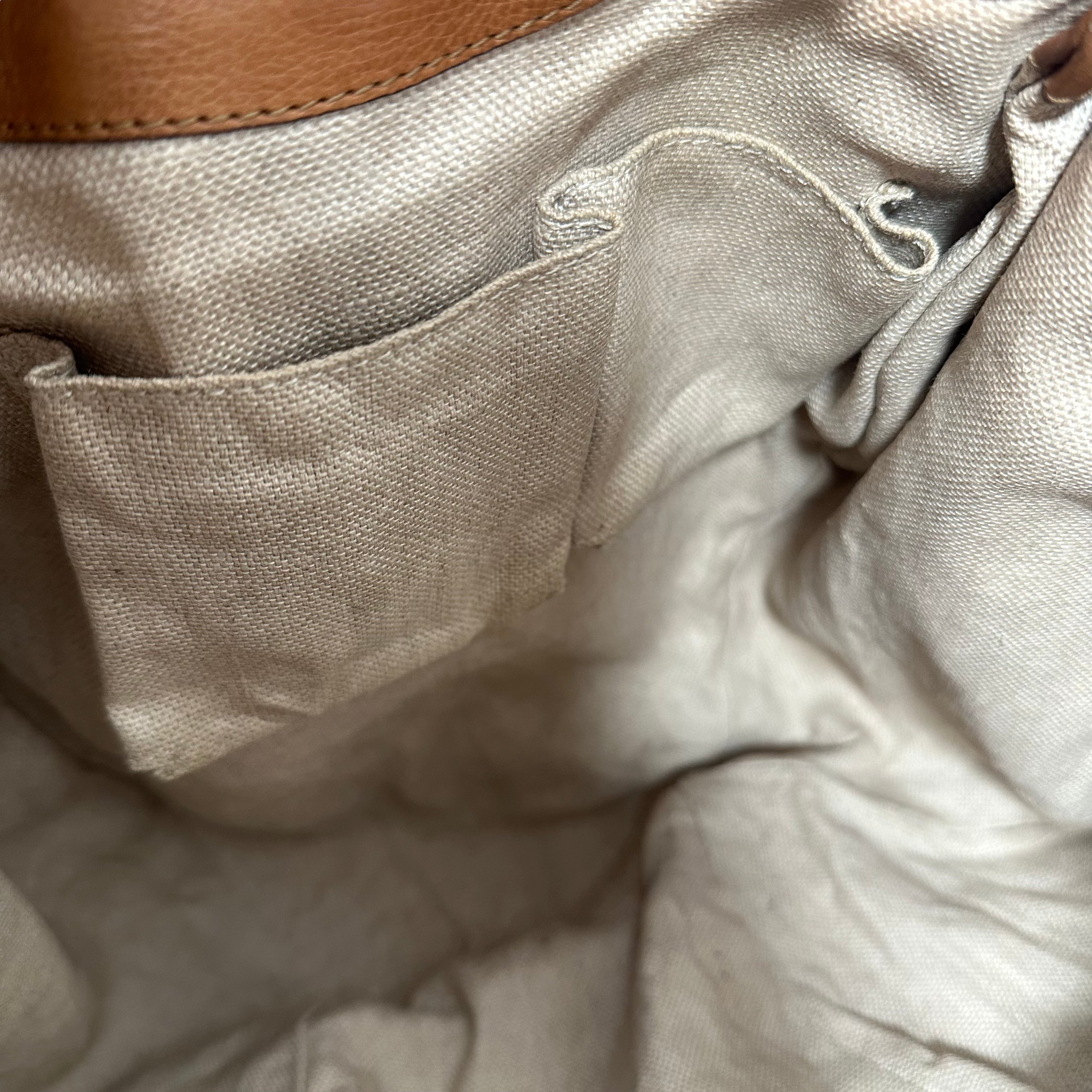 Caramel Braided Hobo Bag