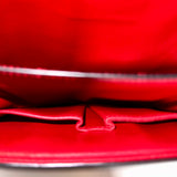 Medium Classic Bag in Box Calfskin Red
