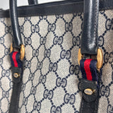 Vintage Navy Supreme Handbag