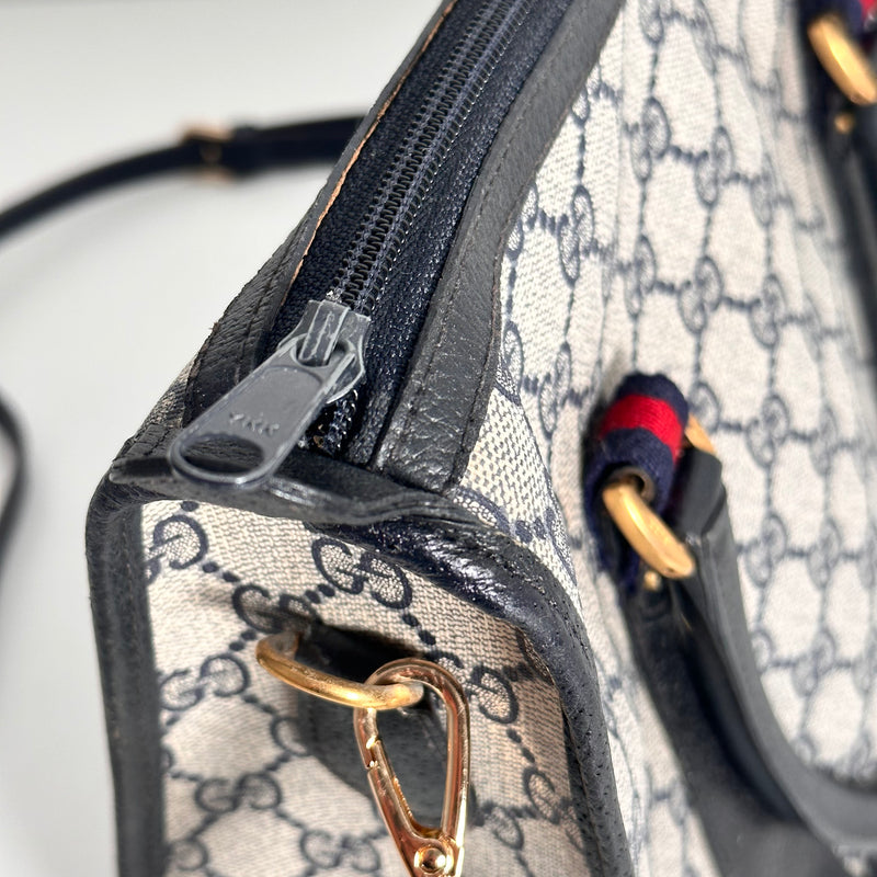 Vintage Navy Supreme Handbag