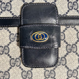 Navy GG Web Crossbody