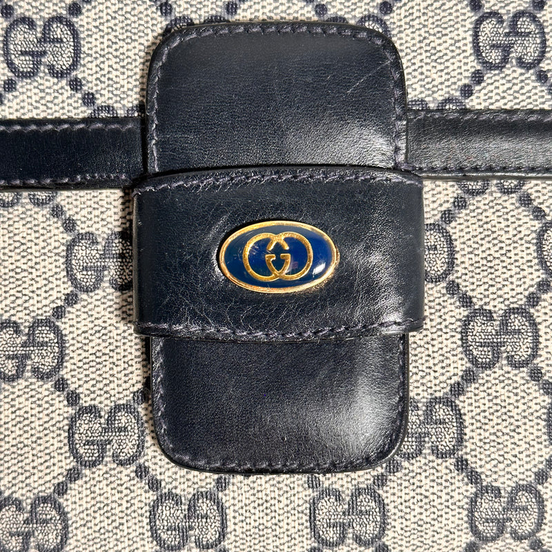 Navy GG Web Crossbody