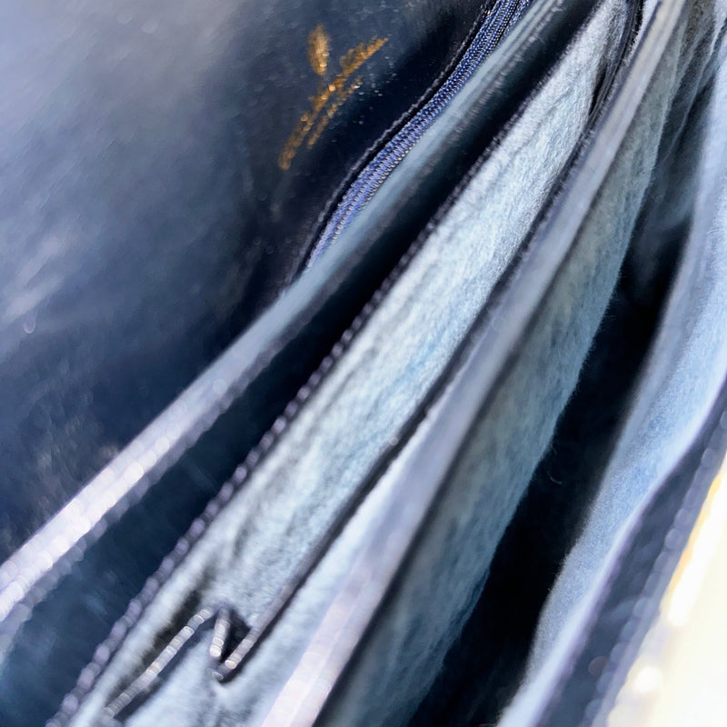 Navy GG Web Crossbody