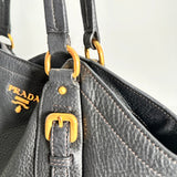 Dark Charcoal Vitello Daino Hobo Tote