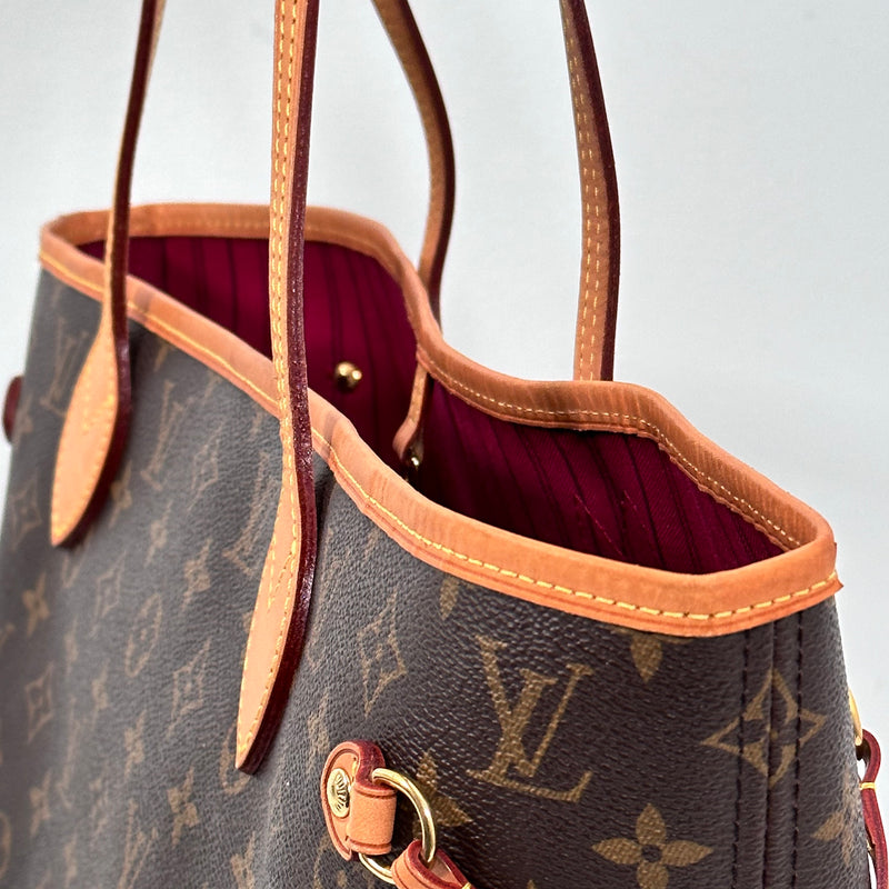 Louis Vuitton Neverfull MM Monogram Peony – Luxi Bags