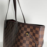 Damier Ebene Neverfull MM w/ Pouch