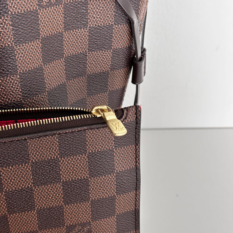Damier Ebene Neverfull MM w/ Pouch