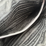 Light Grey Bandoliera Nappa Gaufre Bag