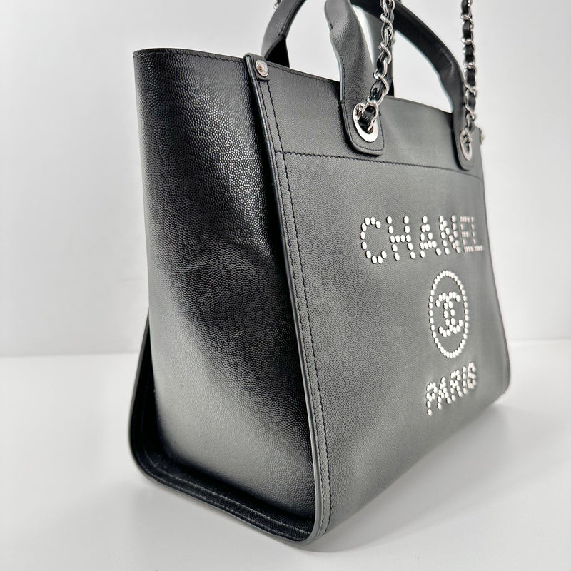 Medium Studded Deauville Shopping Bag