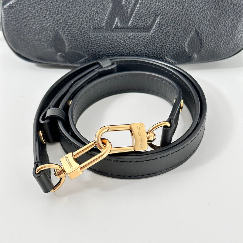Black Monogram Empreinte Leather Multi Pochette