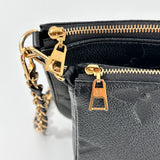 Black Monogram Empreinte Leather Multi Pochette