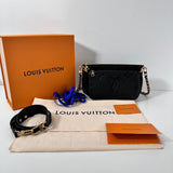Black Monogram Empreinte Leather Multi Pochette