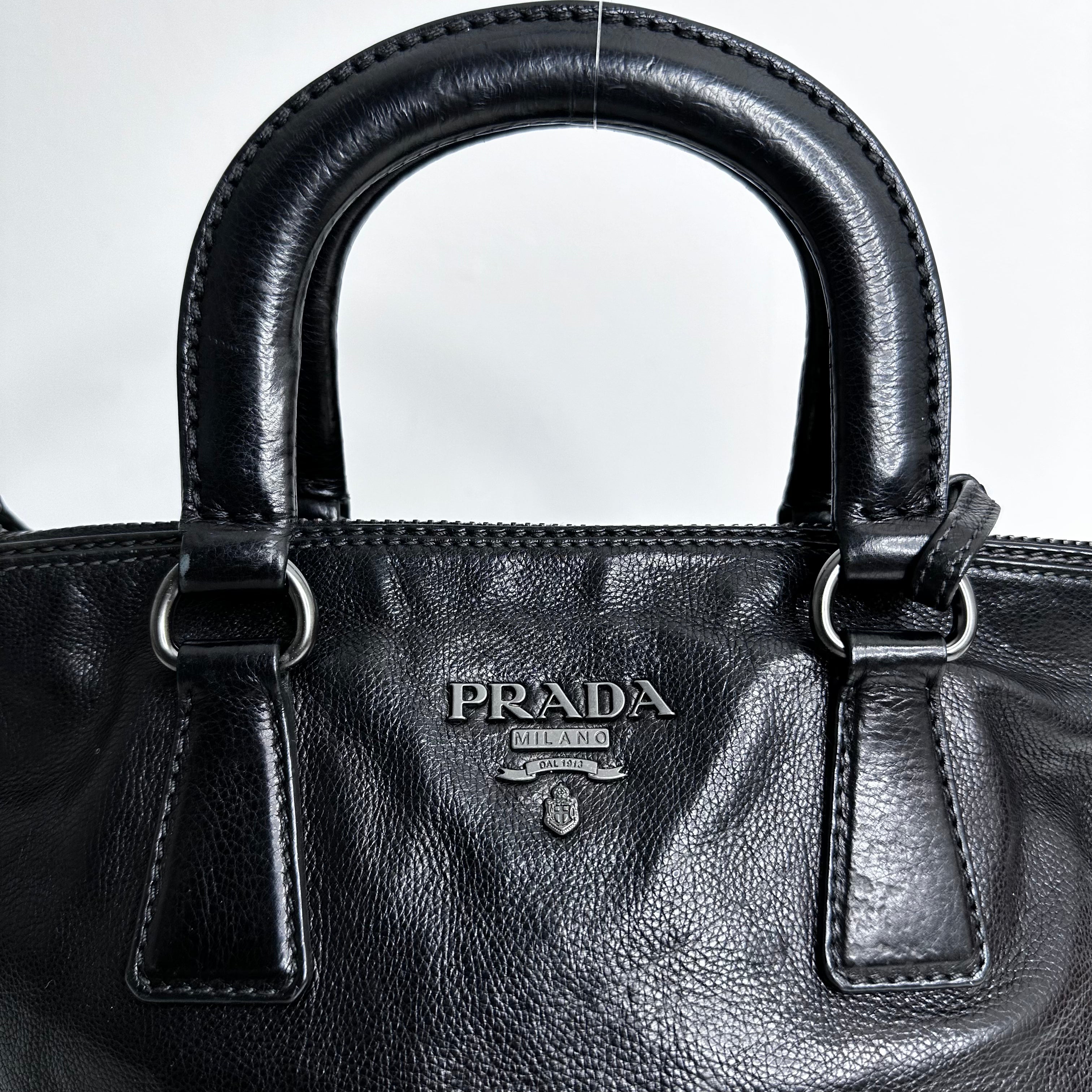Black Glace Calfskin Handbag