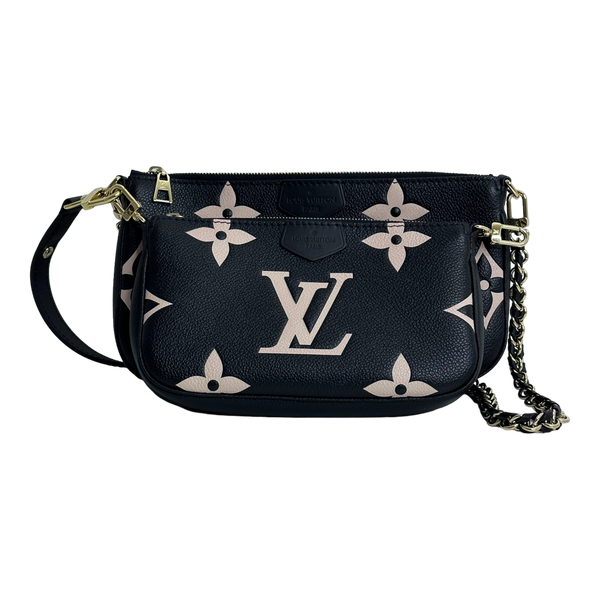 Bicolor Monogram Empreinte Leather Multi Pochette