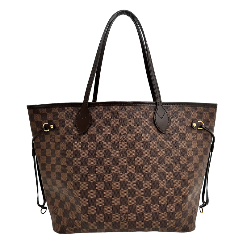 Damier Ebene Neverfull MM Rose Ballerine