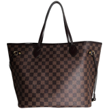 Damier Ebene Neverfull MM w/ Pouch