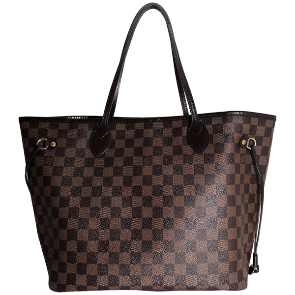 Damier Ebene Neverfull MM w/ Pouch