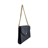 Navy Honeycomb Crossbody