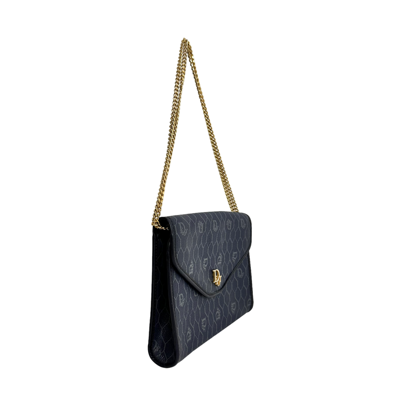 Navy Honeycomb Crossbody