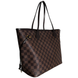 Damier Ebene Neverfull MM w/ Pouch