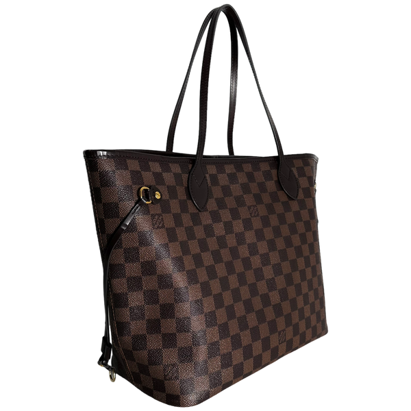 Damier Ebene Neverfull MM w/ Pouch