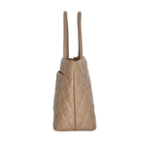 Beige Caviar Medallion Tote