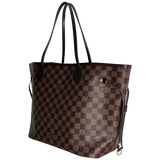 Damier Ebene Neverfull MM w/ Pouch
