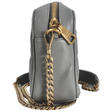 Light Grey Bandoliera Nappa Gaufre Bag
